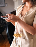 – (Silver, Gold or Bronze Chain Design The most unique, fashionable and functional product in beverage accessories - color: Rose Gold