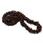 Garnet Pre Drilled Crystal Crushed Chips Beads for Bracelets Making, DIY Handmade Natural Healing Crystals (25 Inch Strand) - color: Garnet