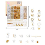 Xylise Jewelry Making Supplies Kit Natural Stone Beads for Irregular Natural Stone with for DIY Craft Bracelet Necklace Earrings for Adults (Topaz) - color: Topaz