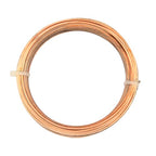 WCS Bare Copper Utility Wire | Flexible Craft Wire for Home Improvement | Unfinished Copper Material | 14 Gauge 0.064 in Diameter 25 ft Coil - size: 14 Gauge / 0.064 in / 25 ft