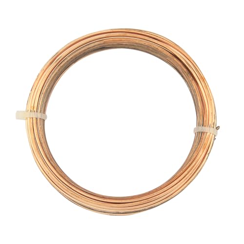 WCS Bare Copper Utility Wire | Flexible Craft Wire for Home Improvement | Unfinished Copper Material | 14 Gauge 0.064 in Diameter 25 ft Coil - size: 14 Gauge / 0.064 in / 25 ft