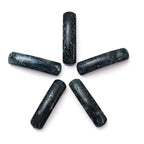 5PCS Natural Indian Agate Stone Rectangle Curved Beads Gemstone Pendants Connectors for DIY Bracelet Neclace Jewelry Making - color: Indian Agate