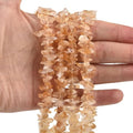 15.5 Inch 10-15mm Natural Citrine Gemstone Free Form Semi Precious Irregular Strand Drilled Stone Spacer Beads for Jewelry Making - color: Citrine 10-15mm