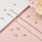 Beebeecraft 1 Box 50Pcs Lobster Claw Clasps 24K Gold Plated 304 Stainless Steel Trigger Small Snap Clasp for Bracelet Necklace Jewelry Making 9x6mm - size: 6mm