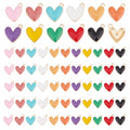 PH PandaHall Heart Pendart Charms - color: 11 Colors, size: 16x15x3mm
