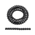 DandS ltd Crackle Lampwork Glass Beads for Jewelry Making, Black, Vibrant DIY Bracelets, Necklaces, Earrings, Beading Supplies & Craft Kits for Handmade Jewelry, 80pcs 0.39 inch (10mm), #J229-10 - color: Black
