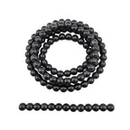 DandS ltd Crackle Lampwork Glass Beads for Jewelry Making, Black, Vibrant DIY Bracelets, Necklaces, Earrings, Beading Supplies & Craft Kits for Handmade Jewelry, 80pcs 0.39 inch (10mm), #J229-10 - color: Black