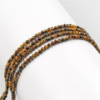 MJDCB 320pcs Natural Small Stone Beads 2mm Yellow Tiger Eye Round Smooth Loose Gemstone Bead for Jewelry Making Bracelets Earrings Necklaces Accessories - color: Yellow Tiger Eye