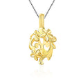 Flower Cage Pendants Crafting Charm for DIY Necklace Bracelet Jewelry Making Sterling Silver/Gold Plated - style: Gold Plated