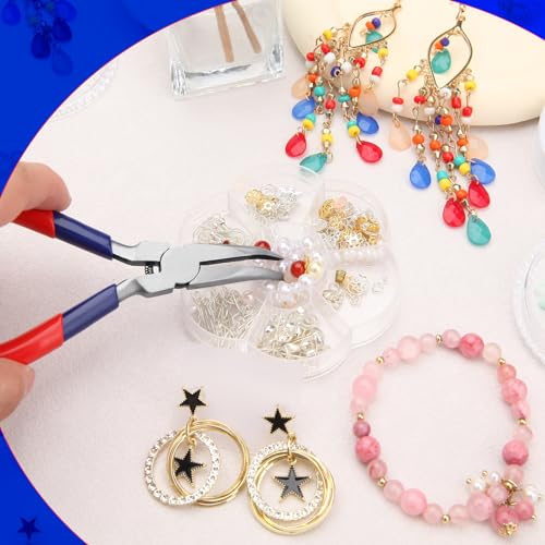 Mini Bent Chain Nose Pliers With Serrated Jaw - Precision Tool For Gripping, Bending Wires - style: Bent Nose Pliers