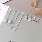 50PCS Silver Ball Earring Posts Hypoallergenic Earring Studs Ball Ear Pin with 925 Sterling Silver Post for DIY Jewelry Making Findings - color: B Style-Silver Smooth Ball