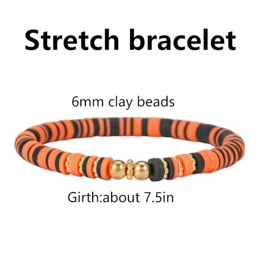 12pcs Friendship Bracelets Beaded Bracelets Heishi Bracelet Cute Bracelets Stack Vinyl Clay Disc Bead Surfer Stretch Summer Beach Bracelets For Women Preppy Bracelets - color: B-color 10A