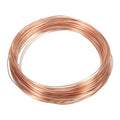 PATIKIL 66 Feet Solid Bare Copper Wire, 21 Gauge 99.9% Pure Copper Wire 0.8mm Soft Beading Wire Metal Plant Stem Ties for Jewelry Craft (20m) - size: 0.8mmx20m