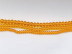Glass Beads 6mm 140pcs Round Smooth Loose Beads for Bracelet Necklace Jewelry Making Craft DIY（6mm, 50603 Yellow） - color: Yellow, size: 6mm