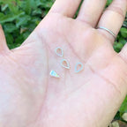 10pcs Adabele Authentic 925 Sterling Silver Hypoallergenic Pendant Clasp Soldered Folding Donut Bail Loop 7mm x 5mm for DIY Craft Jewelry Making SS181-2 - color: Sterling silver, size: 7mm x 5mm - 10pcs