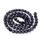 Cheriswelry 100pcs Black Heart Glass Beads 14mm Transparent Faceted Crystal Mini Loose Spacer Love Heart Beads for DIY Earring Bracelet Necklace Jewelry Making - color: Black