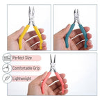 Mr. Pen- Pliers for Jewelry Making, 3 Pack, Chain Nose, Round Nose Pliers Set and Wire Cutter for Beading, Wire Wrapping, Jump Rings, Jewelry Repair, Crafting, DIY - color: Multicolor 2