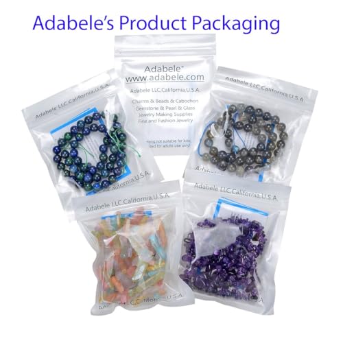 Adabele 15 Inch Natural Pink Rose Quartz Pink Crystal Gemstone Tumbled Round Nugget Loose Beads 10mm-13mm Gem Stone Spacer for Craft Jewelry Making GZ4-1 - color: Rose Quartz, size: 15 Inch/1 Strand