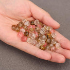 BONNY BOXX 1 Strand Natural 5 * 8mm Watermelon Rind Rondelle Beads, Natural Abacus Disk Stone Beads Loose Spacer Gemstone for DIY Bracelet Necklace Jewelry Making - color: Watermelon Rind, size: 5*8MM