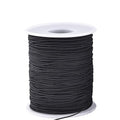 LUSTEMBER Elastic String for Bracelets, 1 mm x 110 Yards Sturdy Stretchy Elastic Cord for Jewelry Making, Necklaces, Beading - Black - size: Black