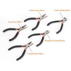 FLZOSPER Mini End Cutting Pliers，4.5-inch CR-V Multifunction Precision Wire Flush Cutting Pliers Stripper Hand Jewellery Making Tool Beading Side Cutter Clippers