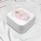 Personalized First Communion Gift for Girls – Custom Jewelry Box with Name & Date, Elegant Keepsake for First Holy Communion - color: Little Girl-2