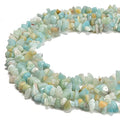 5-8mm Natural Amazonite Gemstone Chips Loose Beads Semi Precious for Jewelry Making DIY Handmade Craft Supplies 1 Strand per Bag Approxi 34" - color: Amazonite Chips