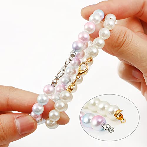 1000 PCS 2 Color Metal Open Bead Tips Knot Covers Bead Tips Knot Covers for Jewelry Making