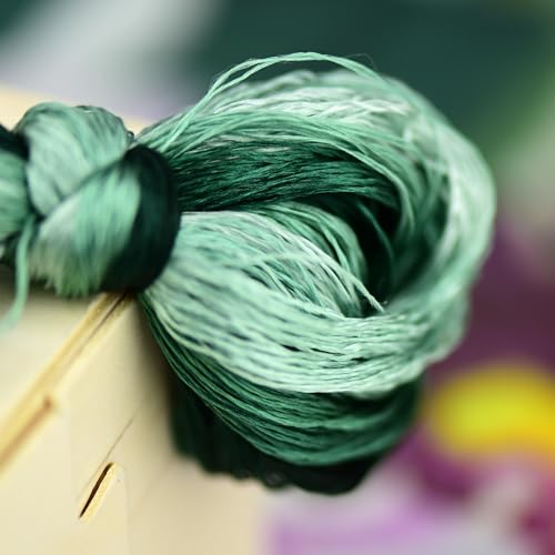 Natural 100% Mulberry Handmade Embroidery Silk Thread Silk Floss (34) - color: 34