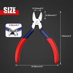 Diagonal Cutting Pliers Mini Wire Cutters Small Side Cutter Sharp Precision Nipper Mini Jewelry Pliers Hand Jewellery Making Tool - style: Diagonal Pliers