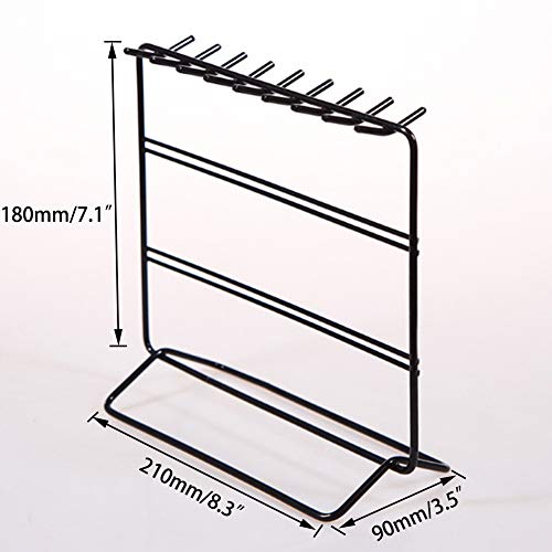 Jewelry Organizer, Jewelry Holder, Perfect Earrings, Necklaces and Bracelets Holder, Black - color: Black