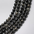 MJDCB 4mm Black Imperial Jasper Gemstone Beads Round Loose Stone Bead for Jewelry Making Bracelets Necklaces - color: Black Imperial Jasper, size: 4mm