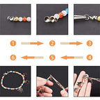1500 Pieces Beads Tips Knot Covers Clamshell Crimp Tips Beads Set Calotte Ends Knot Covers Fold-Over Bead Covers for Jewelry Making DIY Bracelet Necklaces(Silver) - color: Silver