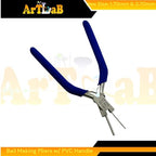 Bail Making Pliers with PVC Grip Handle | for Making S-Hooks, Ear Loops, Jump Loops, Bail, and More - German Stainless Steel ((J4S) 1.70 & 2.70mm Loops) - size: (J4S) 1.70 & 2.70mm Loops