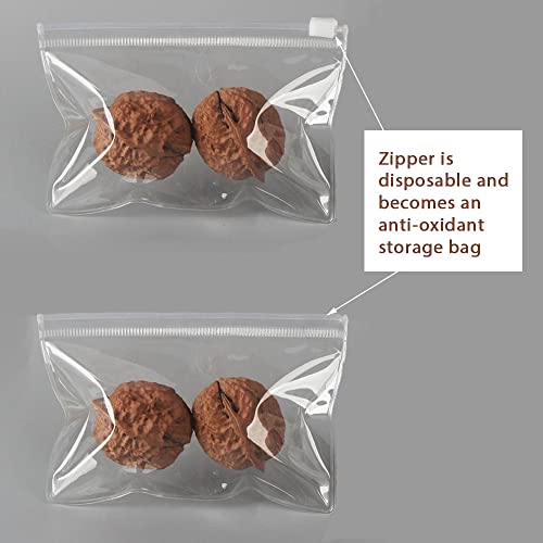 50PCS Storage Bags | Jewelry Bags Clear Plastic Transparent PVC With Zipper Closure, Jewelry Bag (5.11"*5.11") Small Plastic Bags For Jewelry (13 * 13cm 5.11 * 5.11 inch) - color: Clear - 5.11"×5.11"