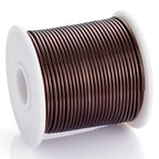 12 Gauge Light Brown Aluminum Craft Wire (105FT) - Anodized for Jewelry Making, Beading Floral, Plant Gardening, Sculpting & Modeling Craft Wire (Light Brown #18, 2mm) - color: Light Brown #18