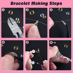 930 Pcs Jump Rings Lobster Clasps with Jewelry Pliers for Jewelry Making and Repair, Needle Nose, Round Nose Pliers and Wire Cutter, Tweezer, Thimble Ring for Wire Wrapping, Bracelets Crafts - style: Jewelry Making Tools Kit