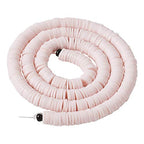 10 Strands 4mm Flat Round Polymer Clay Beads Strands Flat Disc Clay Beads Clay Spacer Bead for DIY Boho Bracelet Necklace Earring Jewelry Making (Misty Rose) - color: Misty Rose, 4x1mm