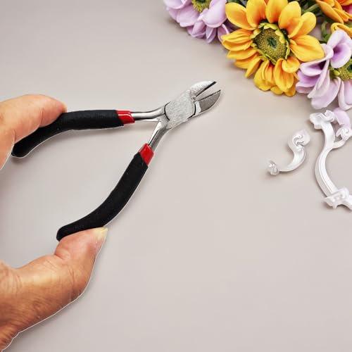 5 Sets Jewelry Pliers Kit, Steel Jewelry Making Tools, for Bracelets, Earrings, Craft Projects, Black
