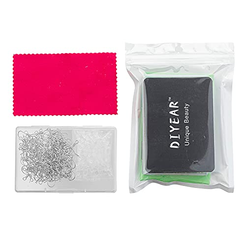 Hypoallergenic Silver Earring Hooks - 120 pcs/60 Pairs s925 Sterling Silver Plated Ear Wires for Jewelry Making, Jewelry findings Parts with 120 pcs Rubber Earring Backs Stopper for DIY Earrings - color: Regular Silver 2