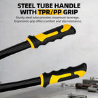 GRENPRO 18" Bolt Cutter, CRV Chrome Vanadium Steel Blade, Yellow & Black Non-Slip Handle for Cutting Chain, Wire, Screw, Rivet - style: 18" Bolt Cutter