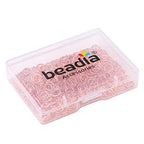 BEADIA Rose Gold Plated Jump Rings Non Tarnish 6mm 400pcs for Jewelry Making Findings - color: Rose Gold, size: 0.7x6mm