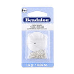 Beadalon 7 Strand Bundle 2, Jewelry Making Tool Kit, 7 Strand Stainless Steel Bead Stringing Wire (0.012" Dia., 30' L), Silver Plated Crimp Beads Size #0, Micro Crimp Tool