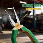 SENDA 6'' Needle Nose Pliers, Premium CR-V Steel Long Nose Tool with Wire Cutter, Anti-Slip Soft Grip for Home, Fishing, Jewelry & Crafts