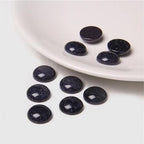 20pcs 4mm Natural Stone No Hole Blue Sandstone Semicircle Smooth Cabochons Beads Healing Chakra Crystal Stone Bead for Jewelry Making Rings Earrings Necklace Bracelet DIY Crafts - color: Blue sandstone, size: 4mm