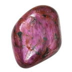 Amazing Gemstone Ruby Crystal Tumbled Stones Polished Rocks - Natural Gem Stones for Healing - DIY Crystals for Protection (1 Piece) - color: Ruby