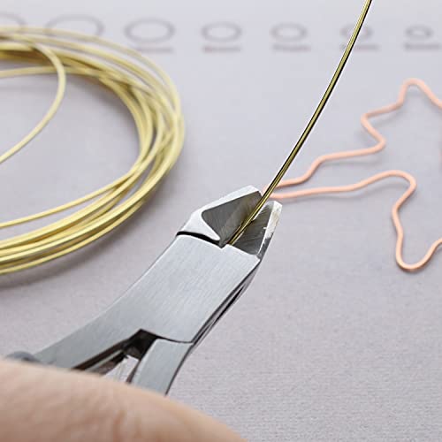The Beadsmith Heavy Duty Side Cutter – Tungsten Carbide Blade – 4.5 inches (115mm) – Steel Head and Double-Leaf Spring – Designed to Cut Up to 16 Gauge Stainless Steel Wire –Tool for Jewelry Making - style: Heavy Duty Side Cutter