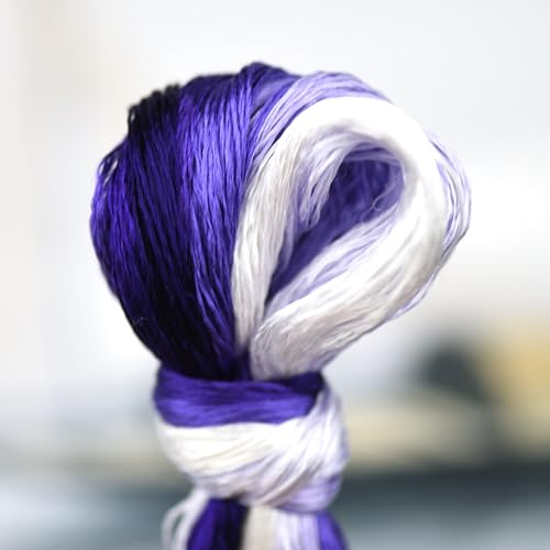 MIINGGUXIUYI Mulberry Silk Floss Embroidery Thread Floss-Cross Stitch Threads China Silk Woven Jewelry Threads DIY Sewing Kits (96) - color: 96