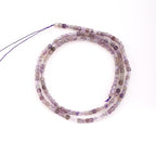 Faceted Natural Amethyst2 2-3mm Cube Square Loose Beads Gemstone Small Loose Beads Healing Crystal Energy Stone for DIY Jewelry Making 15" - color: Amethyst2