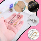 930 Pcs Jump Rings Lobster Clasps with Jewelry Pliers for Jewelry Making and Repair, Needle Nose, Round Nose Pliers and Wire Cutter, Tweezer, Thimble Ring for Wire Wrapping, Bracelets Crafts - style: Jewelry Making Tools Kit